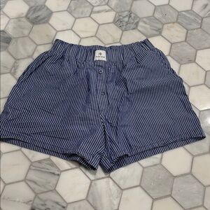 Anine Bing Liam Boxer Shorts Size XS